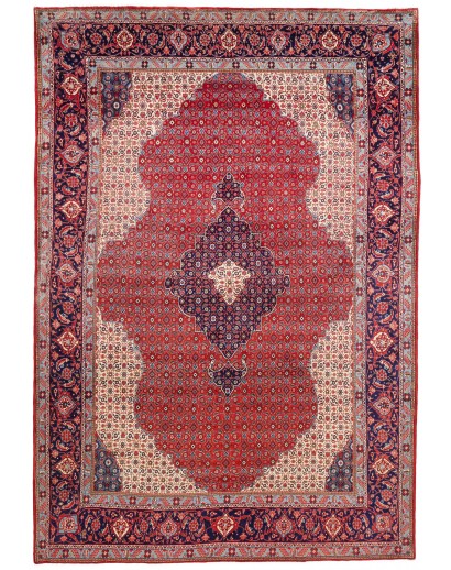 Tappeto Sarough Persia marrone grigio 214x313