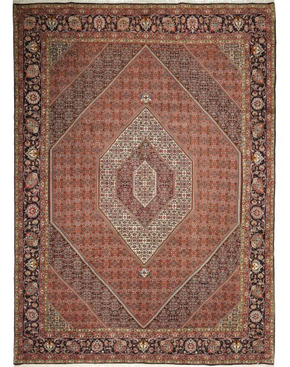 Tappeto Bidjar Persia azzurro bianco 255x347