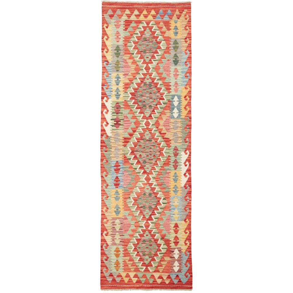 Tappeto Kilim Afghanistan marrone 77x248 Tappeto Kilim Afghanistan marrone 77x248