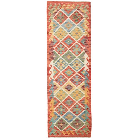Tappeto Kilim Afghanistan marrone arancione 79x242