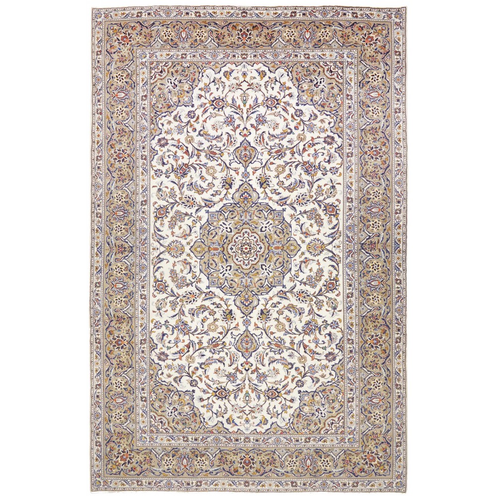 Tappeto Kashan Persia bianco 248x377