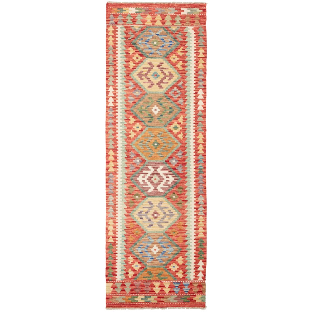 Tappeto Kilim Afghanistan marrone 79x248 Tappeto Kilim Afghanistan marrone 79x248