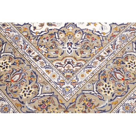 Tappeto Kashan Persia bianco 248x377