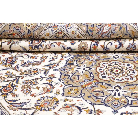 Tappeto Kashan Persia bianco 248x377