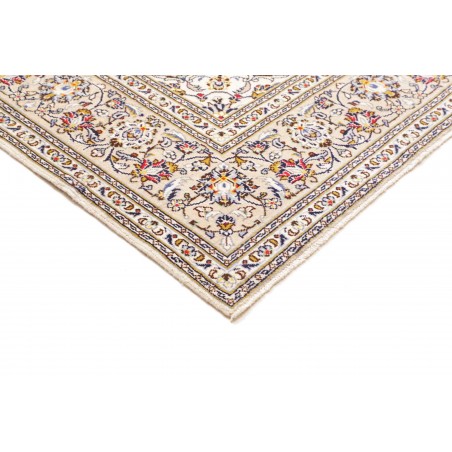 Tappeto Kashan Persia bianco marrone 200x300