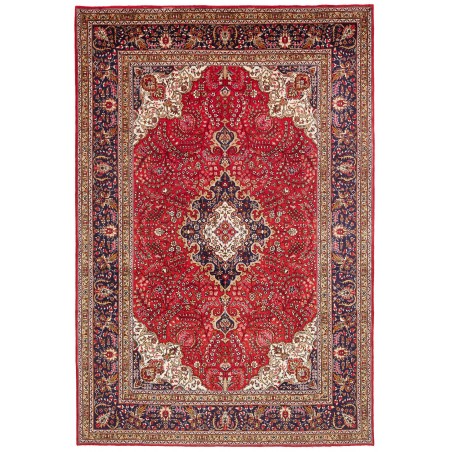 Tappeto Tabriz Persia marrone grigio 203x298