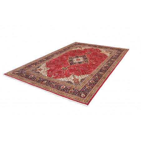 Tappeto Tabriz Persia marrone grigio 203x298