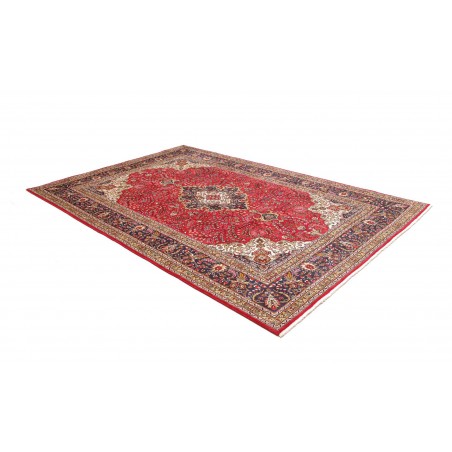 Tappeto Tabriz Persia marrone grigio 203x298