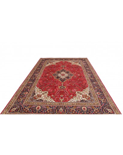 Tappeto Tabriz Persia marrone grigio 203x298