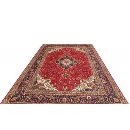 Tappeto Tabriz Persia marrone grigio 203x298