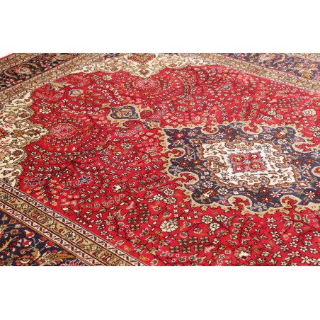 Tappeto Tabriz Persia marrone grigio 203x298