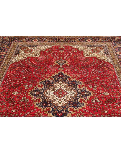 Tappeto Tabriz Persia marrone grigio 203x298