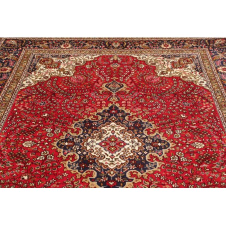 Tappeto Tabriz Persia marrone grigio 203x298