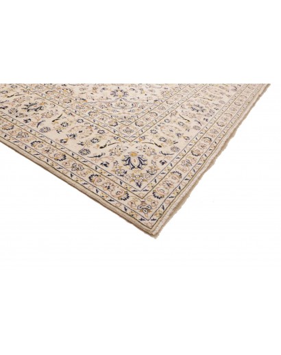 Tappeto Kashan Persia bianco marrone 286x403