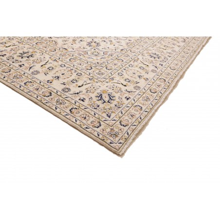 Tappeto Kashan Persia bianco marrone 286x403