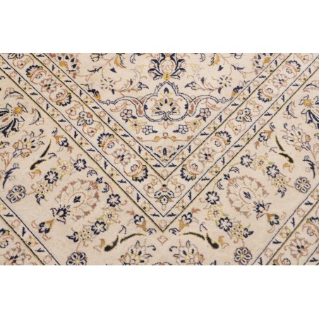 Tappeto Kashan Persia bianco marrone 286x403