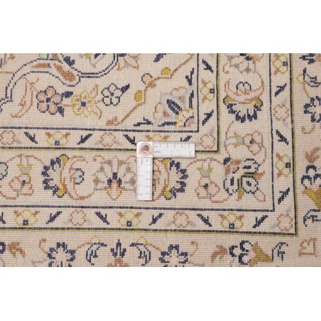 Tappeto Kashan Persia bianco marrone 286x403