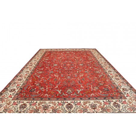 Tappeto Tabriz Persia marrone giallo 284x383