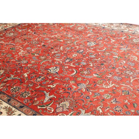 Tappeto Tabriz Persia marrone giallo 284x383