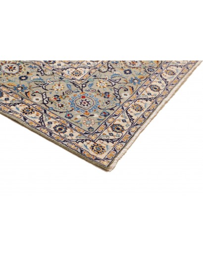 Tappeto Kashan Persia beige grigio 277x390