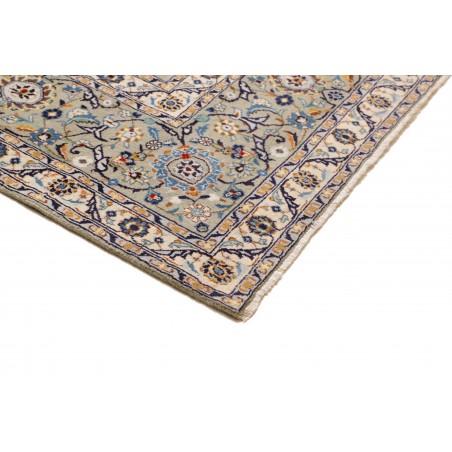 Tappeto Kashan Persia beige grigio 277x390