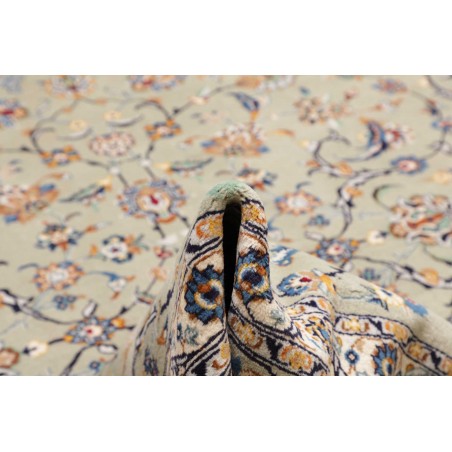 Tappeto Kashan Persia beige grigio 277x390