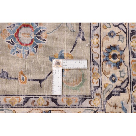 Tappeto Kashan Persia beige grigio 277x390