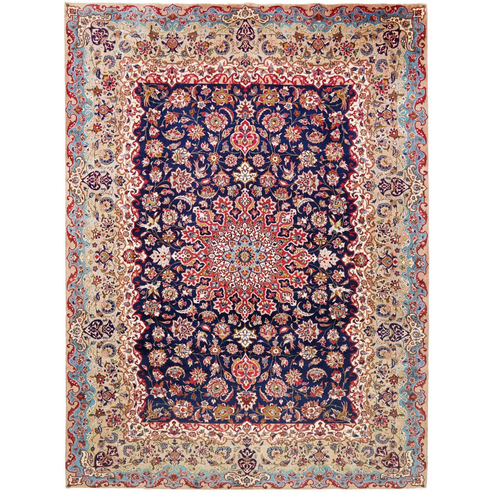 Tappeto Tabriz Persia marrone 290x393