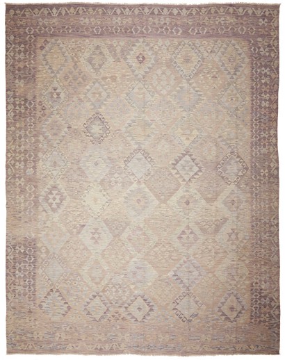 Tappeto Kilim Afghanistan azzurro 315x389
