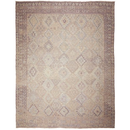 Tappeto Kilim Afghanistan azzurro 315x389