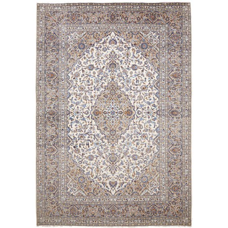 Tappeto Kashan Persia beige grigio 248x358