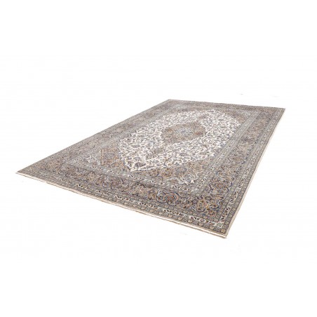 Tappeto Kashan Persia beige grigio 248x358