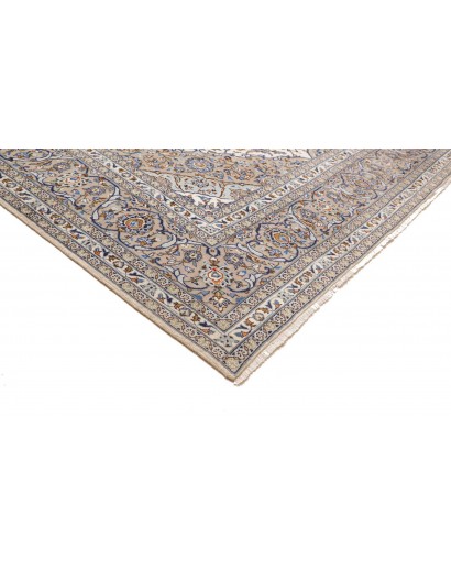 Tappeto Kashan Persia beige grigio 248x358