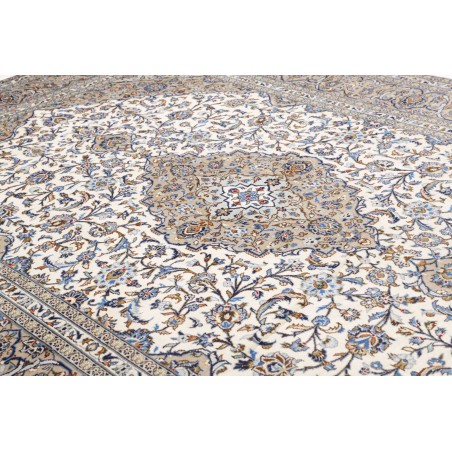 Tappeto Kashan Persia beige grigio 248x358