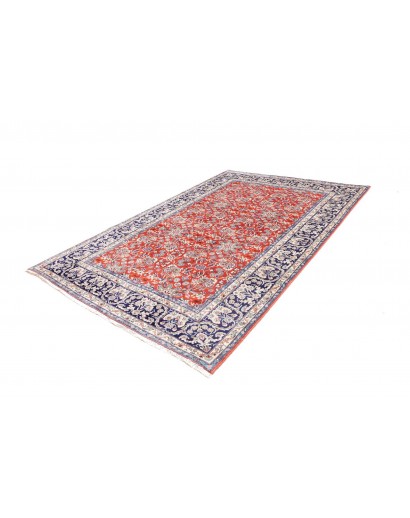 Tappeto Kashan Persia bianco marrone 197x295