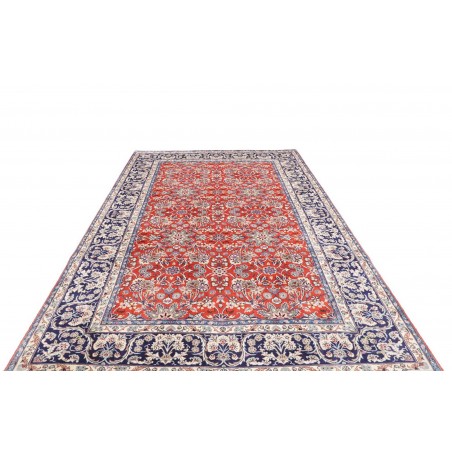 Tappeto Kashan Persia bianco marrone 197x295