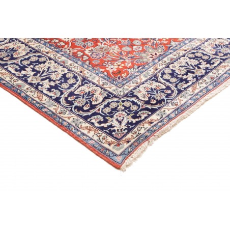 Tappeto Kashan Persia bianco marrone 197x295