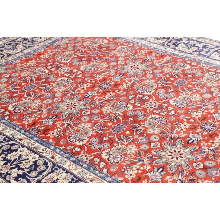 Tappeto Kashan Persia bianco marrone 197x295