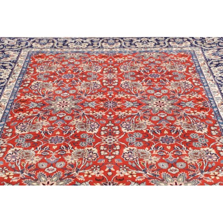 Tappeto Kashan Persia bianco marrone 197x295