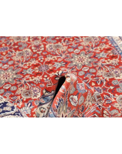 Tappeto Kashan Persia bianco marrone 197x295