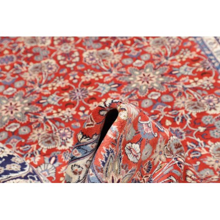 Tappeto Kashan Persia bianco marrone 197x295