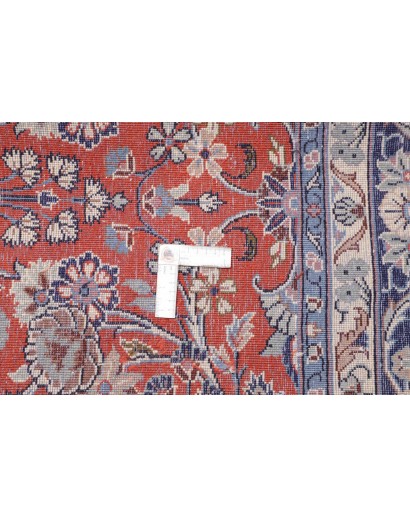 Tappeto Kashan Persia bianco marrone 197x295