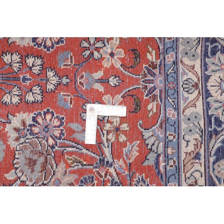 Tappeto Kashan Persia bianco marrone 197x295