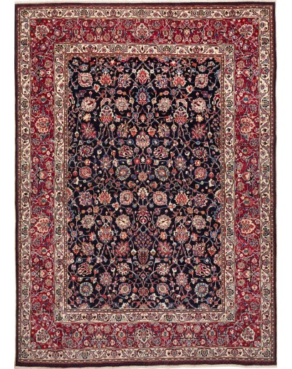 Tappeto Mashad Fine Persia marrone blu 194x277