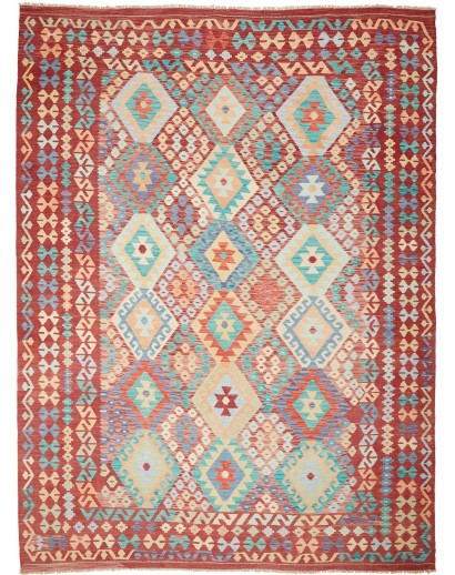 Tappeto Kilim Afghanistan beige marrone 247x335