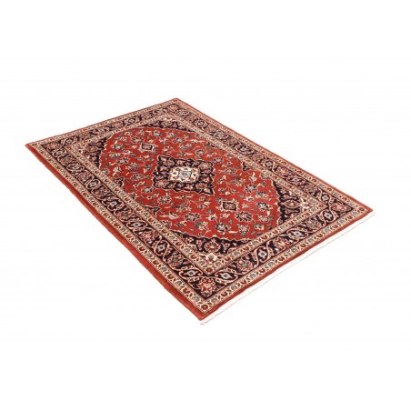 Tappeto Kashan Fine Persia marrone giallo 100x148