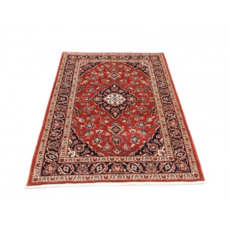 Tappeto Kashan Fine Persia marrone giallo 100x148