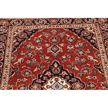 Tappeto Kashan Fine Persia marrone giallo 100x148