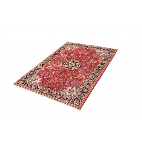 Tappeto Sarough Persia beige blu 107x152
