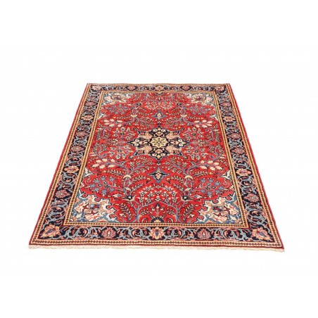 Tappeto Sarough Persia beige blu 107x152